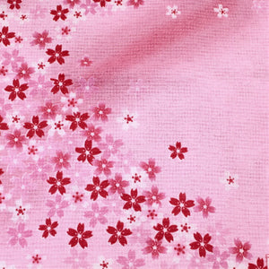 Face Towel Cloth Reading Weeping Cherry Blossom 33 x 100cm Pink