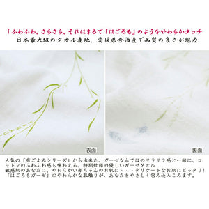Face Towel Hagoromo Gauze Willow Blue 32�~95cm
