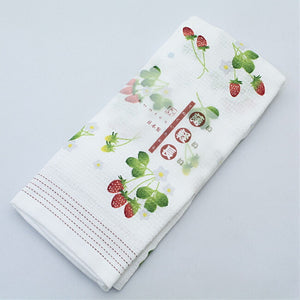 Face Towel Cloth Reading Strawberry 33�~100cm