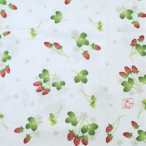 Face Towel Cloth Reading Strawberry 33�~100cm