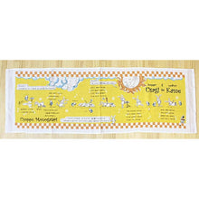 Cargar imagen en el visor de la galería, Face Towel Cloth Reading Rabbit and Turtle 33 x 100cm
