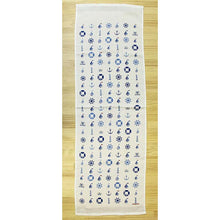 Muat gambar ke penampil Galeri, Face Towel Cloth Reading Marine 33 x 100cm Blue

