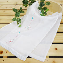 Cargar imagen en el visor de la galería, Face Towel Hagoromo Gauze Fireworks Blue 32�~95cm
