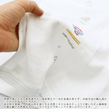 Cargar imagen en el visor de la galería, Face Towel Hagoromo Gauze Meshi Blue 32�~95cm
