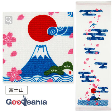 Face Towel Cloth Reading Mt. Fuji 33�~100cm