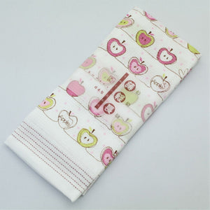 Face Towel Cloth Reading Apple 33 x 100cm Pink