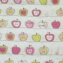 Cargar imagen en el visor de la galería, Face Towel Cloth Reading Apple 33 x 100cm Pink
