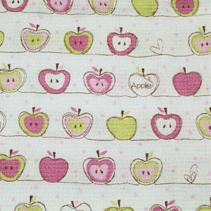 Face Towel Cloth Reading Apple 33 x 100cm Pink