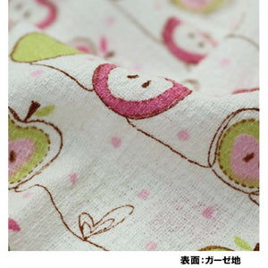 Face Towel Cloth Reading Apple 33 x 100cm Pink