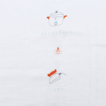 Cargar imagen en el visor de la galería, Face Towel Hagoromo Gauze Home Appliance Blue 32 x 95cm
