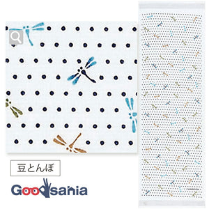 Face Towel Cloth Reading Mametonbo 33 x 100cm Blue