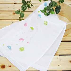 Face Towel Hagoromo Gauze Marufuku Blue 32�~95cm