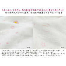 Load image into Gallery viewer, Face Towel Hagoromo Gauze Japanese Sweets Blue 32�~95cm
