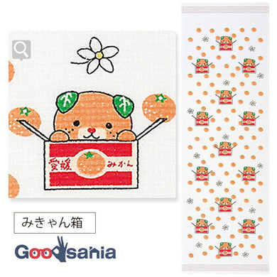 Face Towel Cloth Reading Mican Box Pink Approx. 33 x 100cm