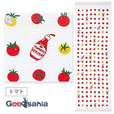 Face Towel Cloth Reading Tomato Pink Approx. 33 x 100cm