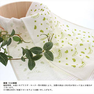 Face Towel Cloth Goyomi Bean Ivory 33 x 100cm