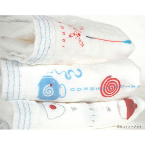 Face Towel Tenugui Gauze Tenugui Hagoromo Gauze Highball Blue Approx. 33 x 95cm