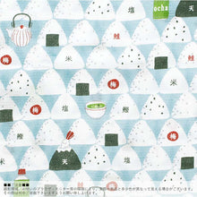 Cargar imagen en el visor de la galería, Face Towel Cloth Reading Omusubi Kororin Blue Approx. 33 x 100cm

