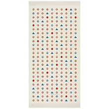 Laden Sie das Bild in den Galerie-Viewer, Bath Towel Cloth Reading Large Towel Tenugui Fall Down Seven Times Sand Beige Approx. 58 x 120 cm
