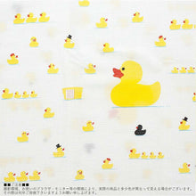 Laden Sie das Bild in den Galerie-Viewer, Bath Towel Cloth Reading Large Towel Tenugui Big Duck Pink Approx. 58 x 120cm
