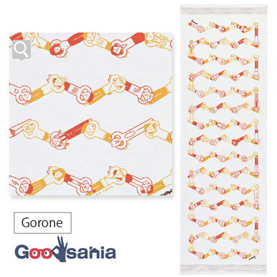 Face Towel Cloth Reading Gorone Pink Approx. 33 x 100cm