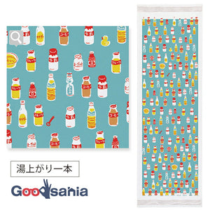 Face Towel, Cloth Reading, After Bath, Pink, Approx. 33 x 100cm
