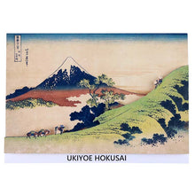 Load image into Gallery viewer, Sticker Wall Ukiyoe Deco Museum Katsushika Hokusai Thirty-Six Views of Mt. Fuji Koshu Inume Pass Approx. 10 x 14 cm
