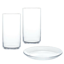 Load image into Gallery viewer, Toyo Sasaki Glass Highball Glass Pair with Appetizer Plate 3-Piece Set USURAI x Alpha 560ml (1 piece) Made in Japan Dishwasher Safe B-09129CS/P-19307 (Pair Glasses, Glass Tumbler, Cup, Plate, Glass Plate)
