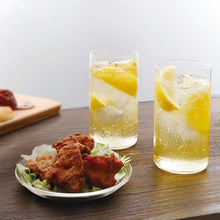 Load image into Gallery viewer, Toyo Sasaki Glass Highball Glass Pair with Appetizer Plate 3-Piece Set USURAI x Alpha 560ml (1 piece) Made in Japan Dishwasher Safe B-09129CS/P-19307 (Pair Glasses, Glass Tumbler, Cup, Plate, Glass Plate)
