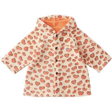 Imabari Towel MY FAIR BABY ANIMAL-HEART Baby Bathrobe Animal (Size 70-80cm)