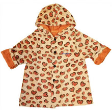 Cargar imagen en el visor de la galería, Imabari Towel MY FAIR BABY ANIMAL-HEART Baby Bathrobe Animal (Size 70-80cm)
