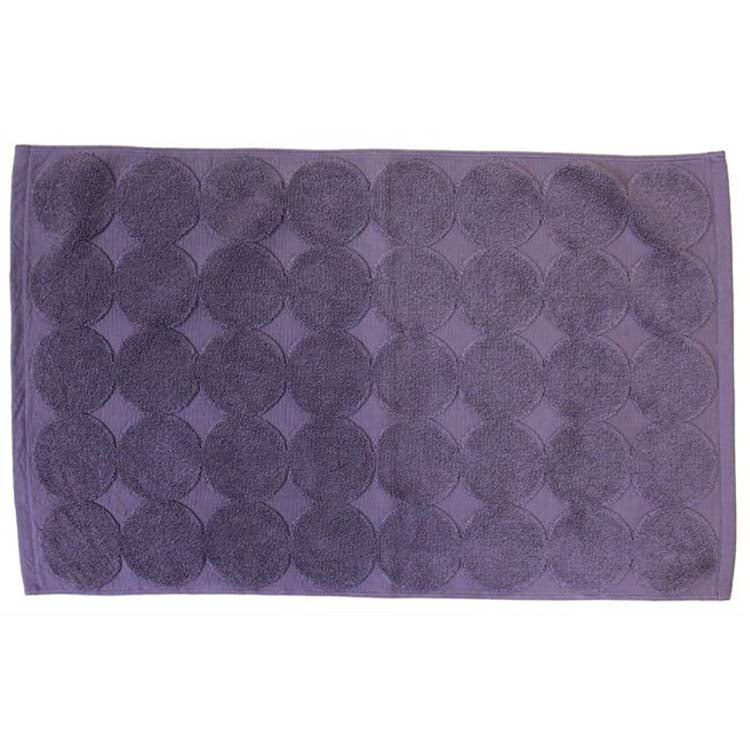 Imabari Towel Menca Mature Bath Mat (Length 45 x Width 70cm) Mauve
