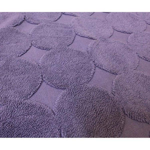 Imabari Towel Menca Mature Bath Mat (Length 45 x Width 70cm) Mauve