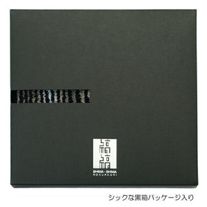 Imabari Towel Striped Stripe x GOLDPEARL Half Towel Handkerchief (Length 12.5 x Width 25cm) Neutral Reversible (05)