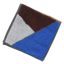 画像をギャラリービューアに読み込む, Otta Half Towel Handkerchief Blue 25�~12.5cm 17-24

