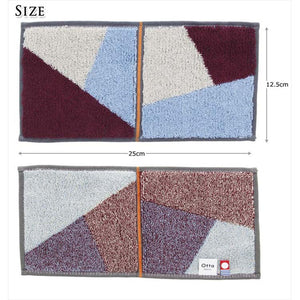 Otta Half Towel Handkerchief Wine 25�~12.5cm 17-24