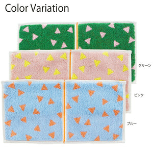 Imabari Towel Handkerchief Towel Otta Half Towel Handkerchief Made in Japan Green Approx. 25 x 12.5cm 21-44