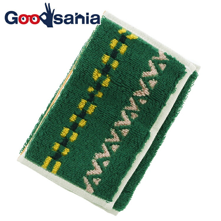 Imabari Towel Handkerchief Towel Otta Half Towel Handkerchief Made in Japan Green Approx. 25 x 12.5cm 21-46
