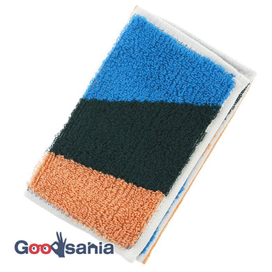 Imabari Towel Otta Half Towel Handkerchief 22-51 Blue 25�~12.5cm OT22-0060-0951