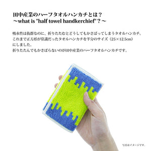 Imabari Towel Otta Half Towel Handkerchief 22-52 Red 25�~12.5cm OT22-0060-0952