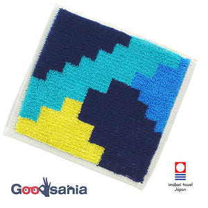 Imabari Towel Towel Handkerchief Otta Half Towel Handkerchief 23-53 Made in Japan Navy Approx. 25 x 12.5cm OT23-0060-0953