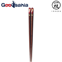 Laden Sie das Bild in den Galerie-Viewer, Painted chopsticks, Aizu makie, calico cat for women
