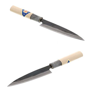 Kurouchi Yanagiba Knife Marble Pattern White No. 1 Steel 105mm