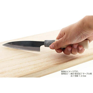 Kurouchi Yanagiba Knife Marble Pattern White No. 1 Steel 105mm