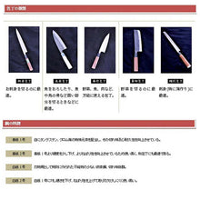 Load image into Gallery viewer, Tosa Knives Kurouchi Nakiri Knife Marble Handle White Steel No. 1 (Blade Length 12cm)
