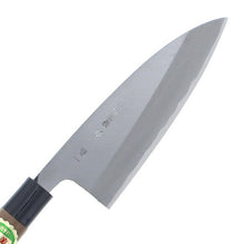 Load image into Gallery viewer, Polished Deba Knife, Walnut Handle, Blue No. 1 Steel, 165mm
