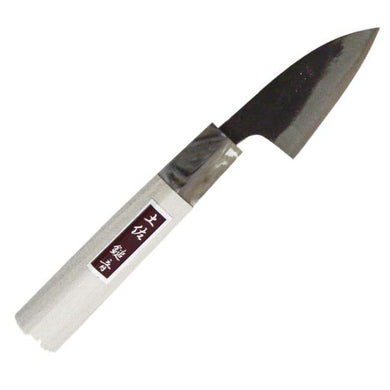 Kurouchi Small Knife Marble Pattern Blue Steel No. 2 60mm