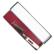 Load image into Gallery viewer, Kurouchi Small Knife Marble Pattern Blue Steel No. 2 60mm
