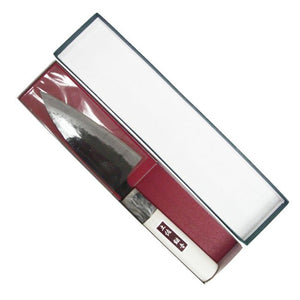 Kurouchi Small Knife Marble Pattern Blue Steel No. 2 120mm
