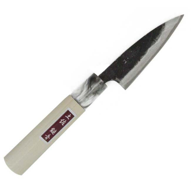 Kurouchi Koyanagiba Knife Marble Pattern Blue Steel No. 2 90mm